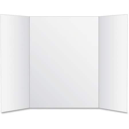 Geographics Project Board, 36"x48", Tri-Fold, 6/CT, White PK GEO26790